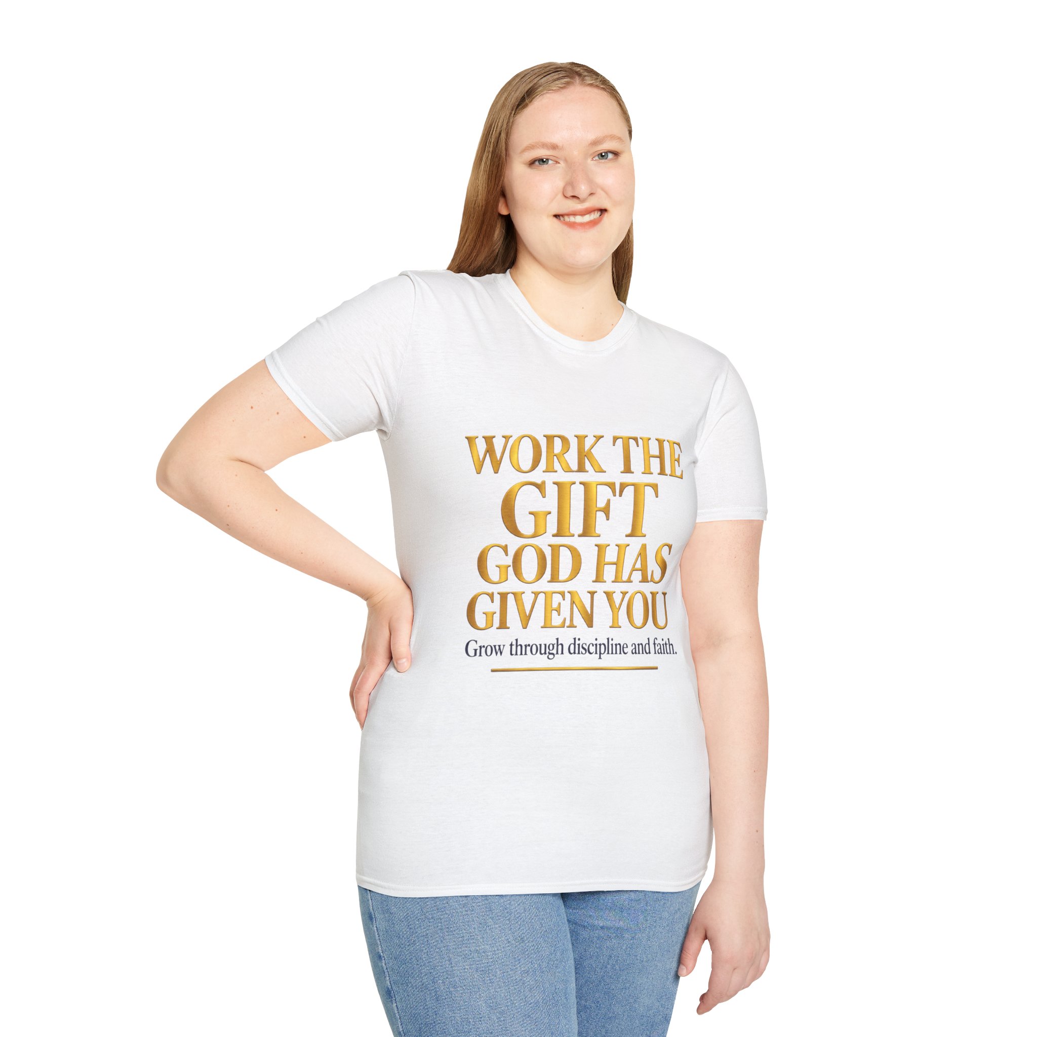 Work the Gift God Has Given You Christian Faith T-Shirt - Image 6
