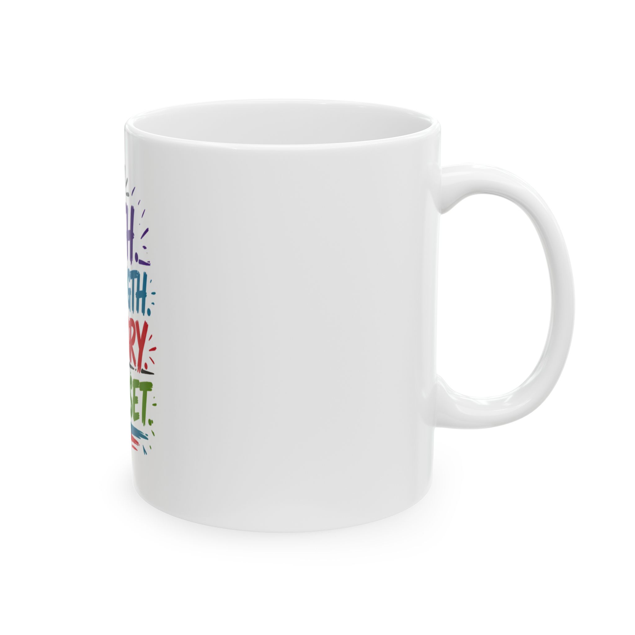 Faith Strength Victory Mindset Ceramic Mug - Image 4