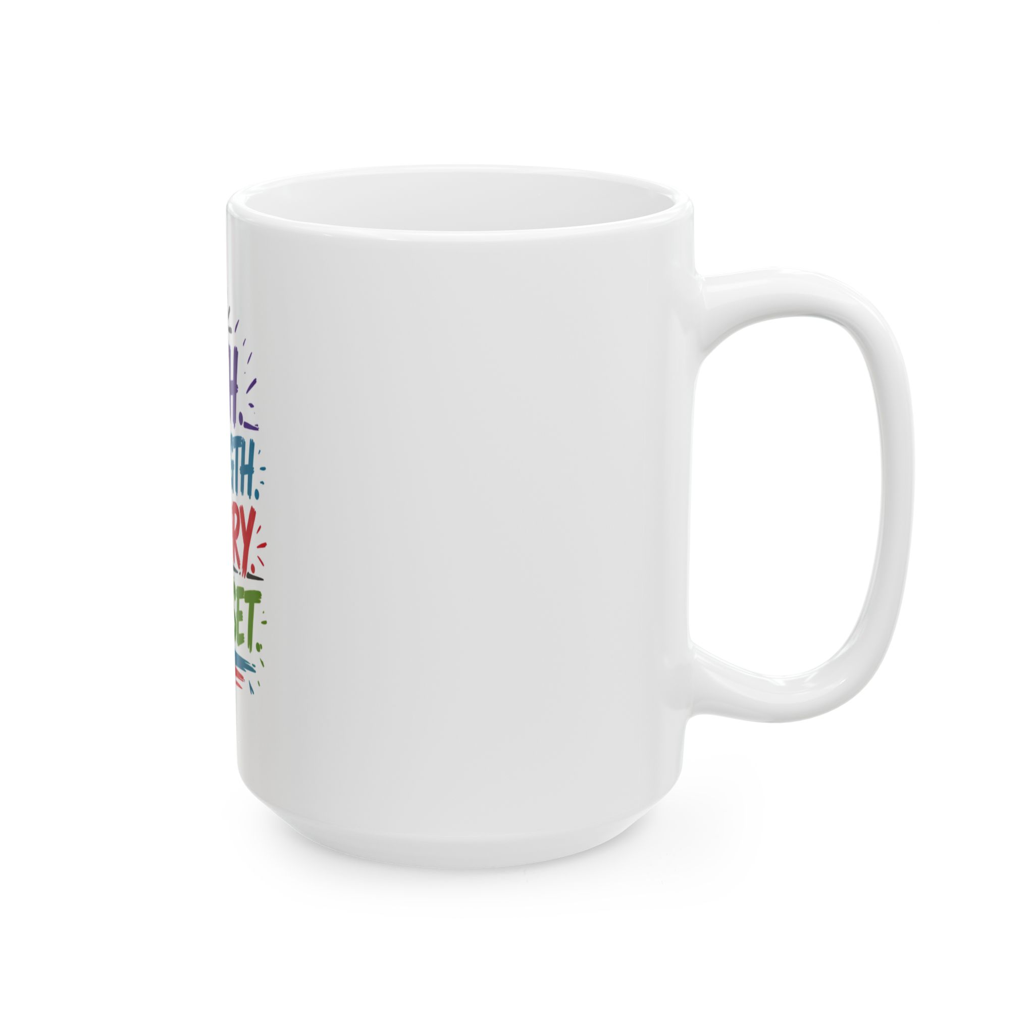 Faith Strength Victory Mindset Ceramic Mug - Image 8
